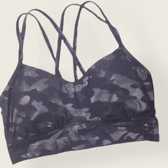 ALL IN Motion Camo Print Low Support Strappy Longline Bra - Picture 4 of 7